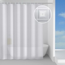 Scheda Gedy Tenda Doccia in Peva 180x200 cm Square Bianco