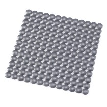 Scheda Gedy Tappeto Antiscivolo Lavello 32x32 cm Soap Argento