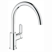 Scheda Grohe Monocomando per Lavello con Bocca Girevole Bauedge Cromo