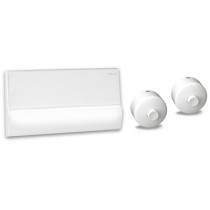 Scheda Pucci Kit Placca e Pulsante per Cass. Incasso Rame Bianca