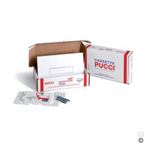 Scheda Pucci Kit Placca Sara Sp. 12 mm per Cassette dal 1992 al 2010 Bianco