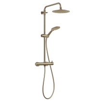 Scheda Gedy Colonna Doccia con Miscelatore 3 Getti Soffione 22,5 cm Star Oro