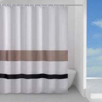 Scheda Gedy Tenda Doccia in Tessuto Living 180x200 cm Beige/bianco/nero