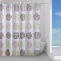 Scheda Gedy Tenda Doccia in Tessuto Gomitolo 120x200 cm Verde/marrone