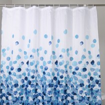 Scheda Gedy Tenda Doccia in Tessuto Dotty 180x200 cm Bianco-azzurro-blu