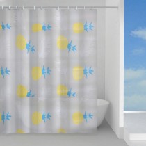 Scheda Gedy Tenda Doccia in Peva Tropical 240x200 cm Azzurro-giallo