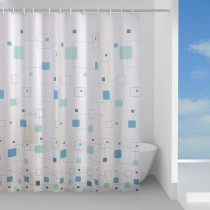 Scheda Gedy Tenda Doccia in Peva Schema 120x200 cm Celeste-turchese