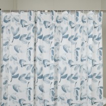 Scheda Gedy Tenda Doccia in Peva Hojas 180x200 cm Bianco-azzurro