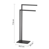 Scheda Gedy Piantana Portasalviette Felix Nero Matt