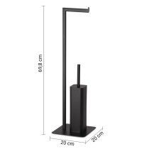 Scheda Gedy Piantana Portarotolo e Portascopino Felix Nero Matt