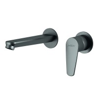 Scheda Gedy Miscelatore Lavabo da Muro Como Gun Metal