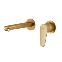 Scheda Gedy Miscelatore Lavabo da Muro Como Oro Matt
