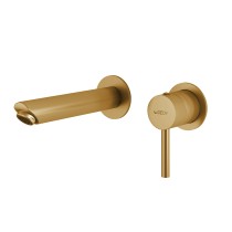 Scheda Gedy Miscelatore Lavabo da Muro Garda Oro Matt