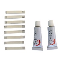 Scheda Gedy Kit Colla 3ml+3ml+biadesivo Bianco