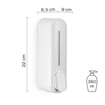 Scheda Gedy Distributore di Sapone.gel Igienizzante Mullet 350 ml Bianco