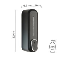 Scheda Gedy Distributore di Sapone.gel Igienizzante Mullet 350 ml Nero Matt