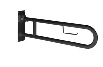 Scheda Gedy Appoggio Ribaltabile con Portarotolo Snug 80 cm Spazzolato