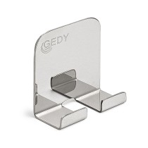 Scheda Gedy Gancio con Biadesivo x Tergivetro Odino Cromo