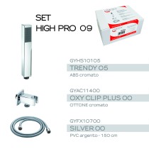 Scheda Gedy Set Duplex Doccia Quadrato High Pro 09 Cromo