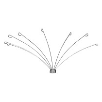 Scheda Gedy Pieghella Senza Tenda 180° Cromo