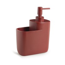 Scheda Gedy Dispenser con Porta Spugna Macaron Rosso Mattone Matt