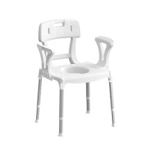 Scheda Sedia Comoda con Braccioli e Schienale Bianco