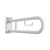 Scheda Barra di Sostegno Ribaltabile con Portacarta Igienica cm 80