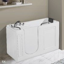 Scheda Vasca per Anziani Modello Doris Pannello Lato Chiuso a Sx