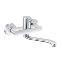 Scheda Miscelatore Monocomando Lavello a Muro Serie Iole Cromo