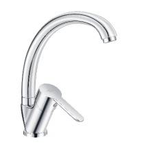 Scheda Miscelatore Monocomando Lavello Canna Alta Serie Iole Cromo