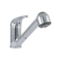 Scheda Monocomando Lavello Monoforo C Doccetta Estraibile Serie Marzia Cromo