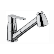 Scheda Paffoni Miscelatore Monoc. Lavello con Doccia Estraibile Linea Blu