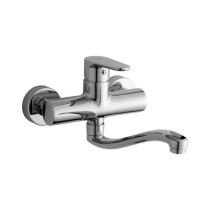 Scheda Paffoni Miscelatore Monocomando Lavello a Muro Linea Green Cromo