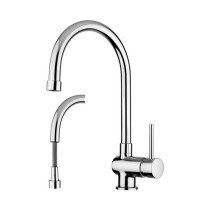 Scheda Paffoni Miscelatore Lavello con Doccia Estraibile Stick Cromo