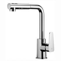 Scheda Paffoni Miscelatore Monoc. Lavello con Doccia Estraibile Linea Sly