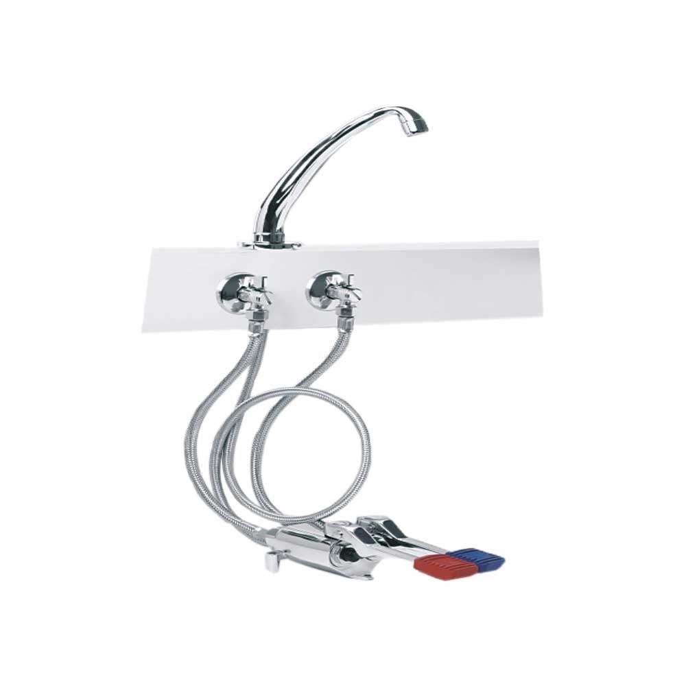 Idral Kit Completo Miscelatore a Pedale con Bocca di Erogazione