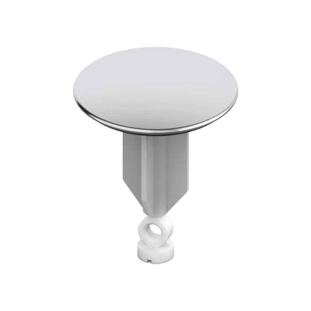 Tappo Salterello Copripiletta in Ottone Cromato 11 4 - Ø 63 mm