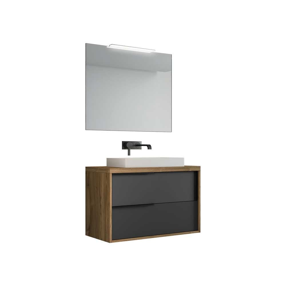 Savini Industria Arredo Bagno Mobile da Bagno Iside 80 Specchiera 80
