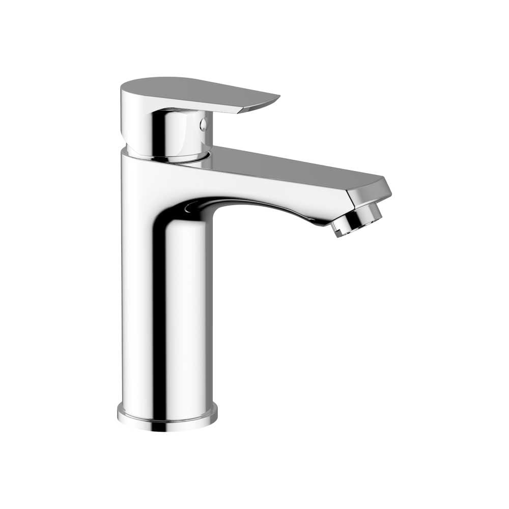 Teorema Miscleatore Lavabo Medio Amaz-e + Piletta Click Clack Cromo