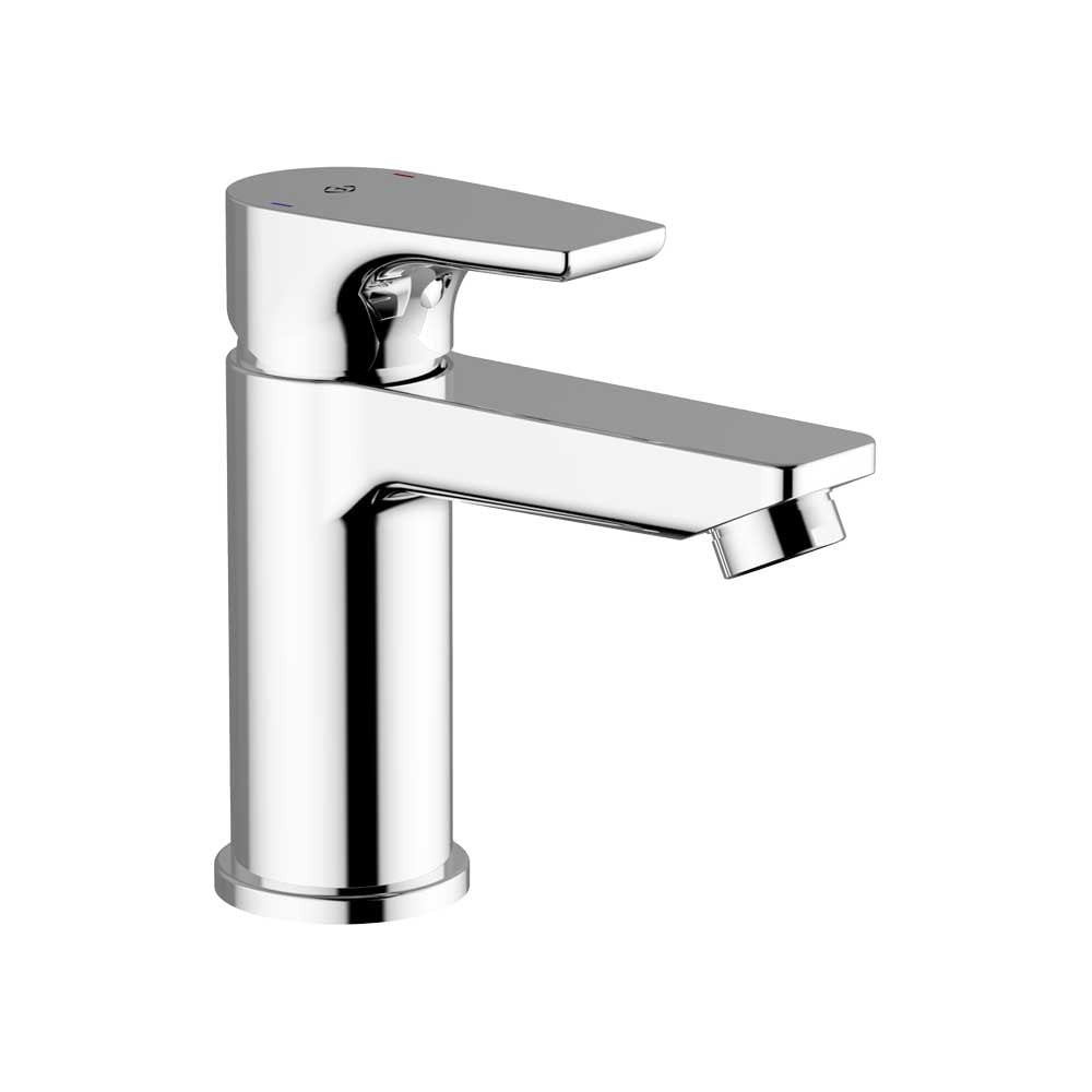 Teorema Miscelatore Lavabo Bing + Piletta 11 4 Cromo