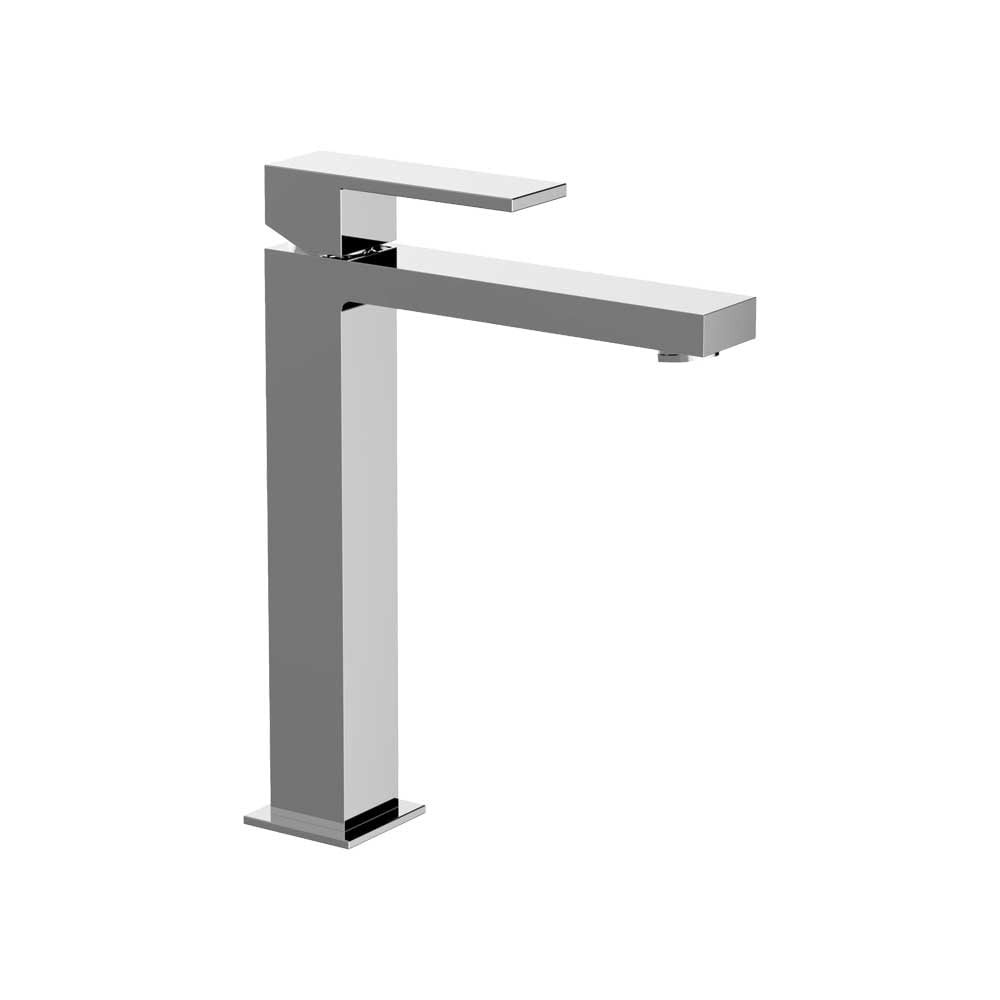 Teorema Miscelatore Lavabo Alto Pillar + Piletta Click Clack Cromo