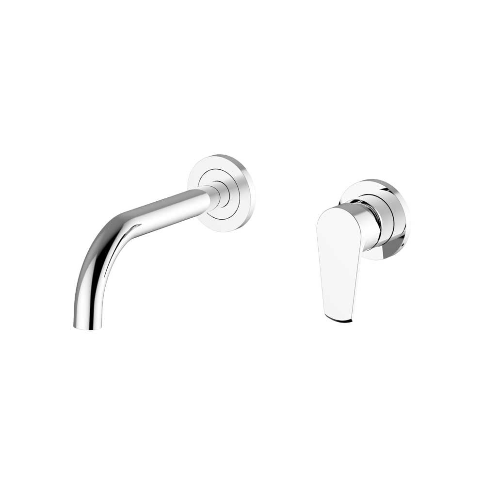 Teorema Batteria Lavabo Incasso a Parete Velvet + Piletta Click Clack
