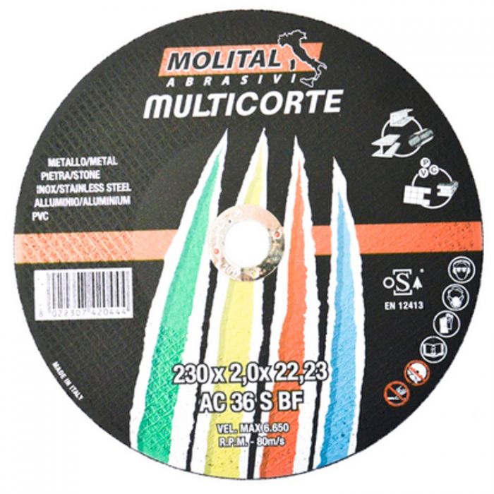 Disco da taglio universale per smerigliatrici angolari - Inox, marmo-pietra