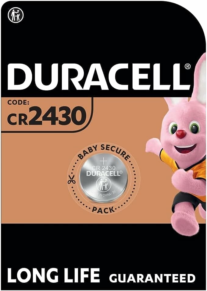 Scheda Pila a bottone Duracell CR2430 3V