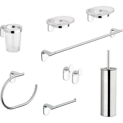 Scheda Set accessori bagno 8 pezzi serie Zero Metaform