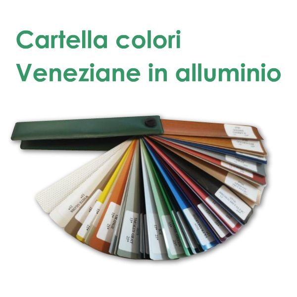 Scheda Kit campionatura e cartella colori per Veneziane alluminio