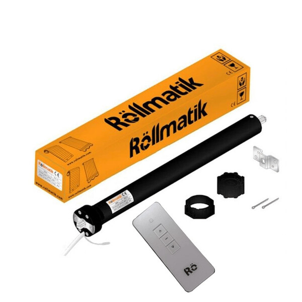 Motore per tapparelle con telecomando 30 Nm - 60Kg (3 finecorsa elettronici e sensore ostacoli)