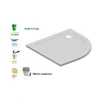 Piatto doccia flat in resina alto 3cm (semicircolare)