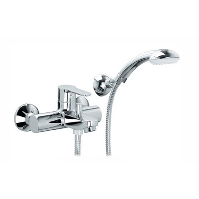 Paffoni Miscelatore Monoc. Vasca con Supporto a Snodo Linea Blu