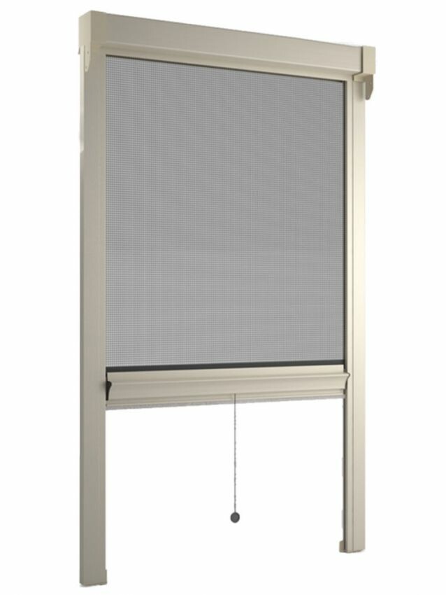 Zanzariera verticale a molla click clack Bettio modello Rosy - Cassonetto squadrato